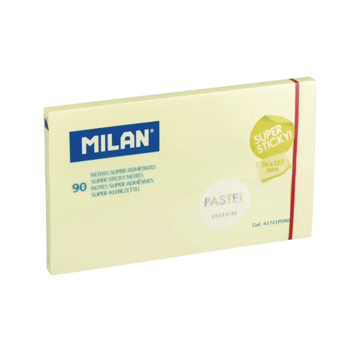 Milan-90 Adhesive Notes 127X76Mm Yellow Pastel-41721P090