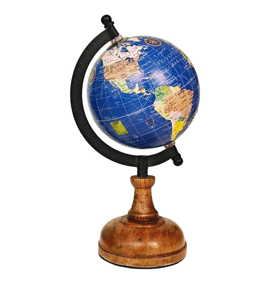 Loope Contemporary Poppy World Globe - A Colorful Fusion of Style and Learning