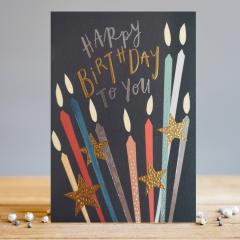 Louise Tiler-Ed Blank Happy Birthday Candles-Tl001