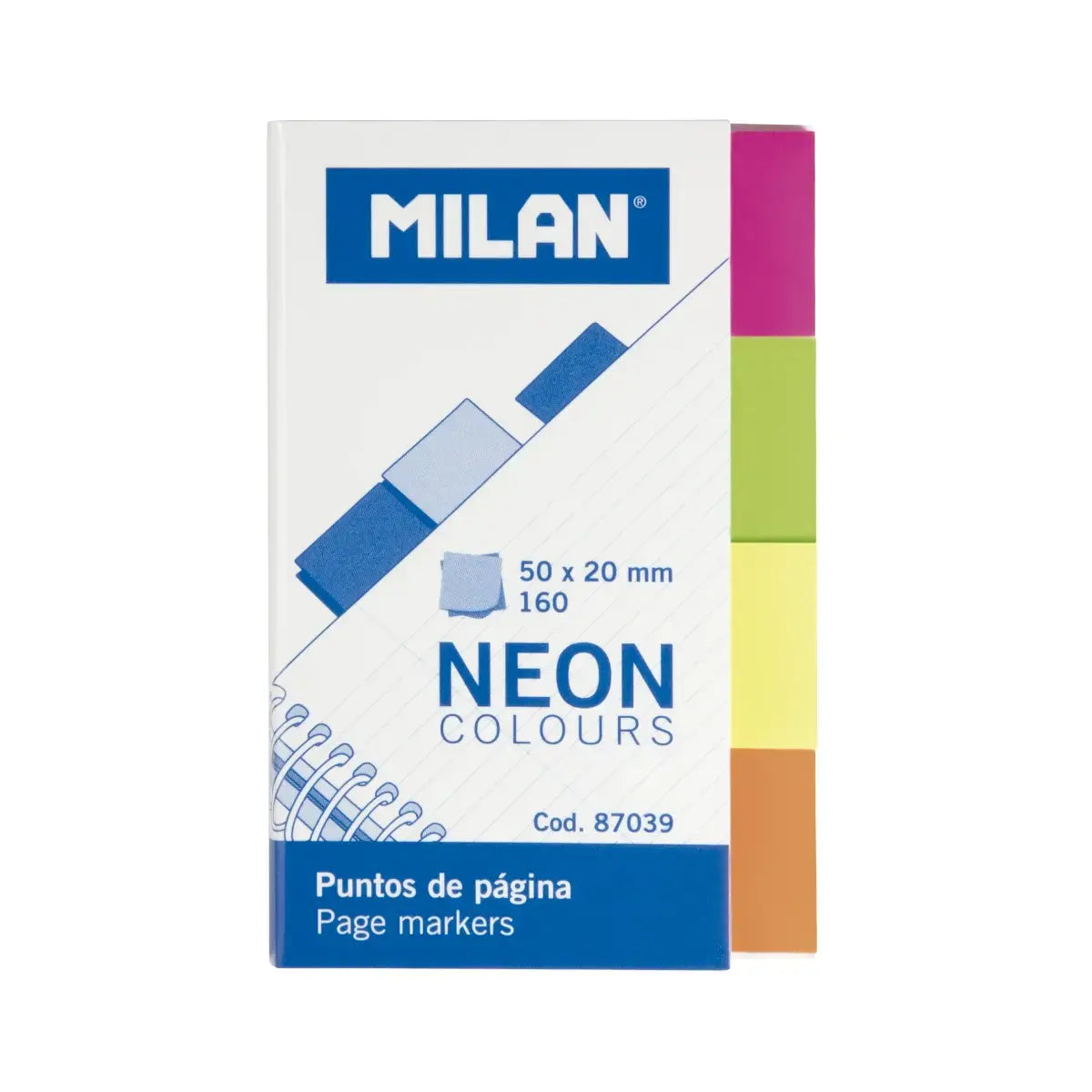 Milan-160 Bright Colours Bookmarks-87039