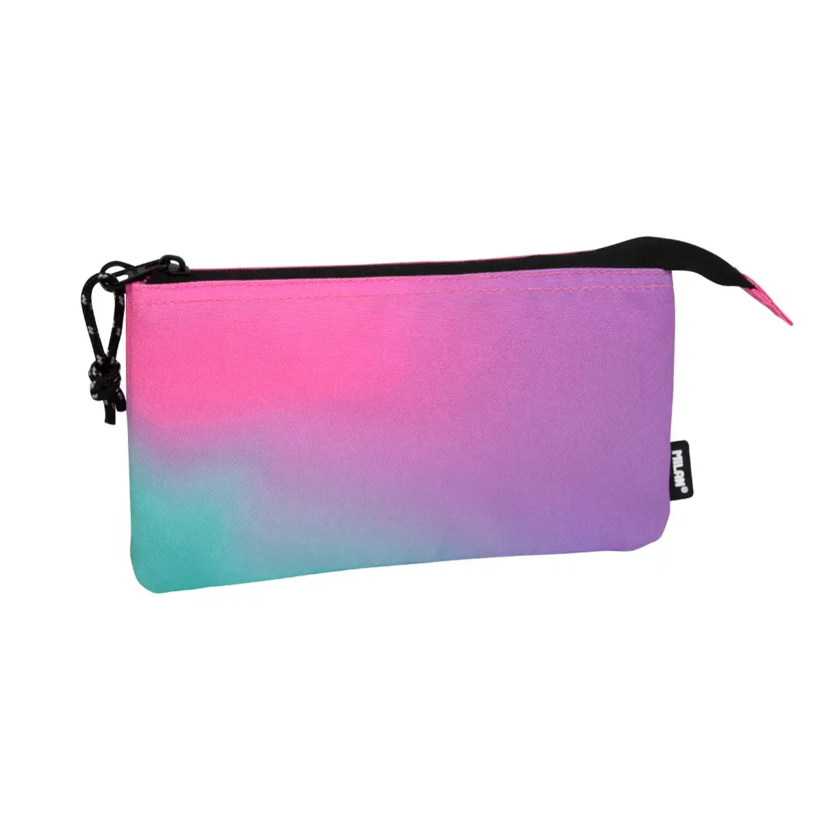 Milan-5-Pocket Pencil Case Sunset Pink-081133Sn1P