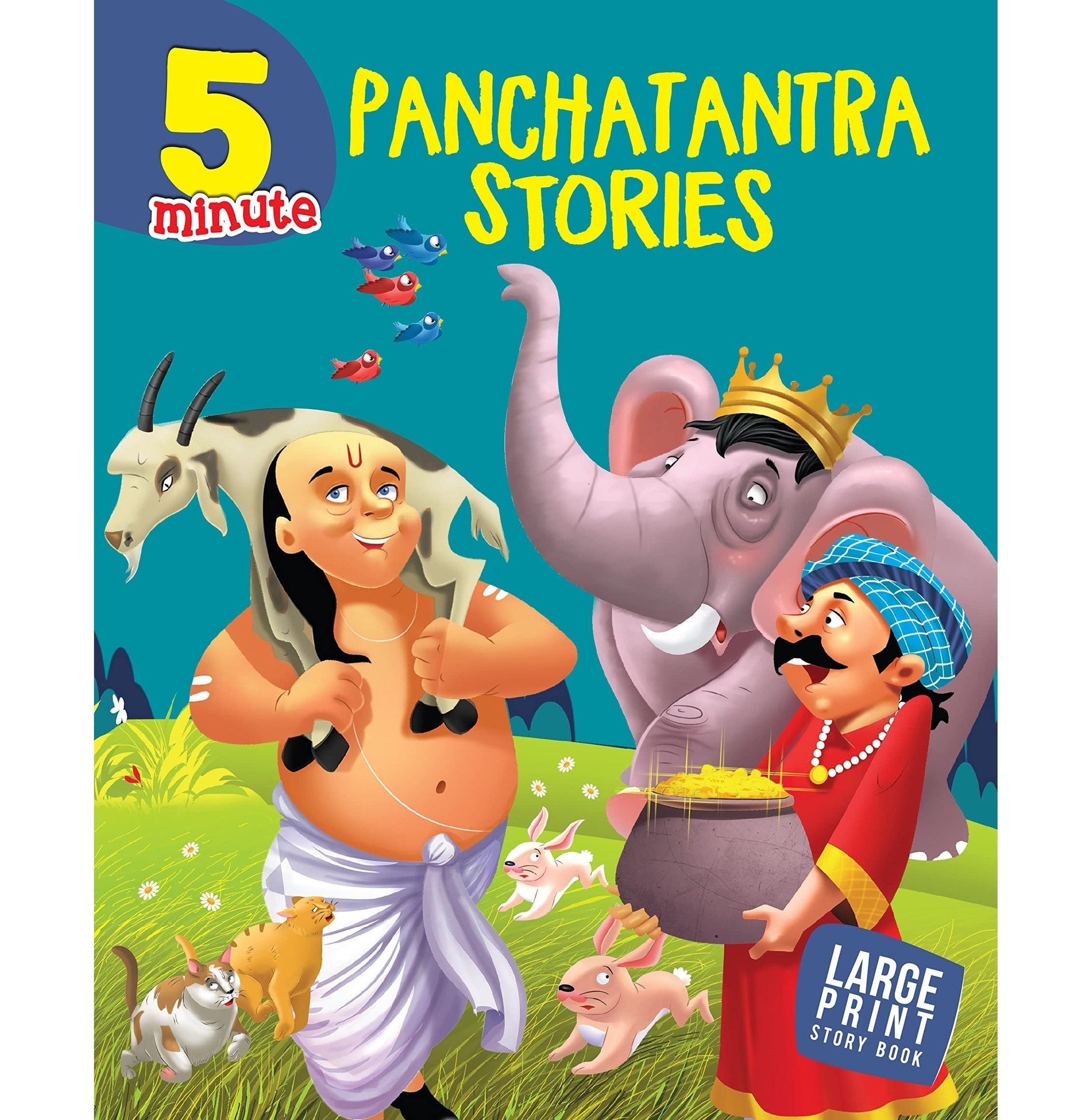 Story Book 5 Minute Panchatantra Stories Large Print