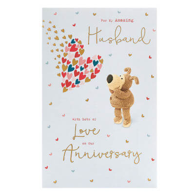 Uk Greetings-Ed Anniversary Husband With Love Boofle-753220