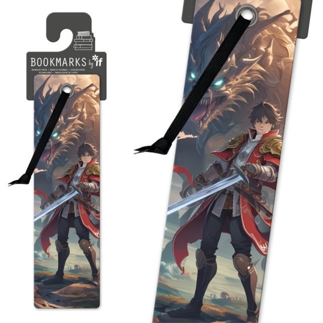 Manga Bookmarks - Warrior & Dragon