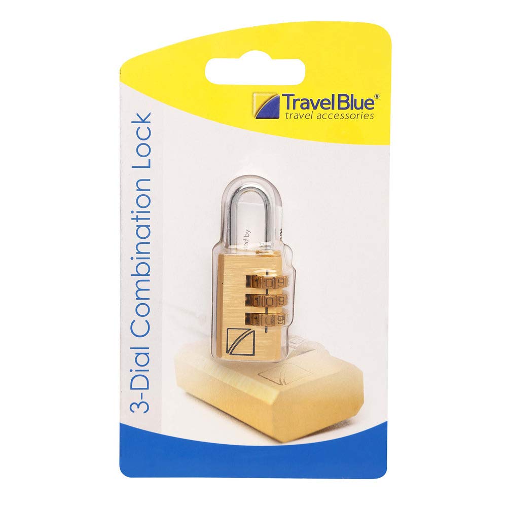 Travel Blue 3 Dial Combi - Lock 031