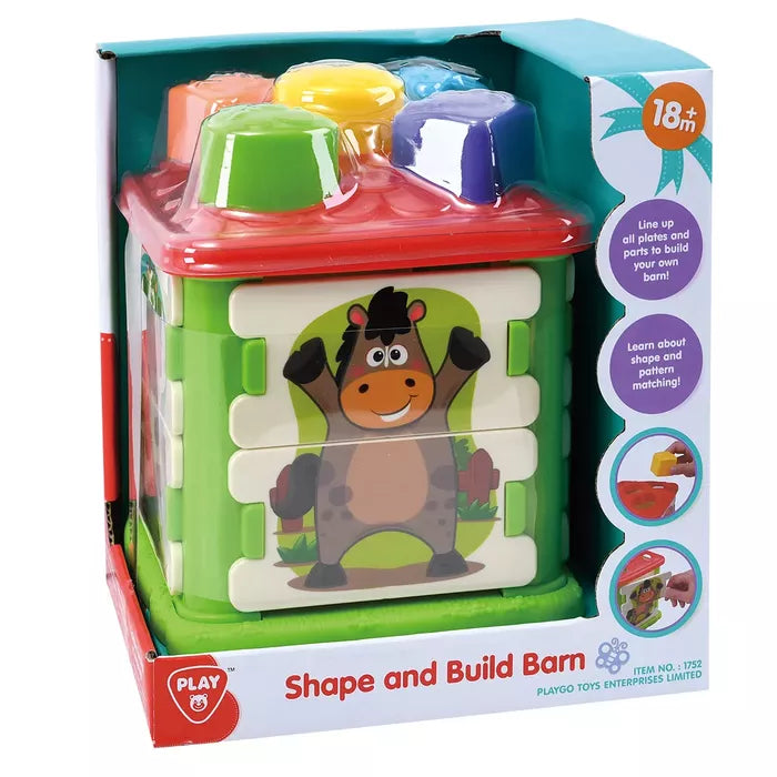 Play Go -Shape And Build Barn-1752