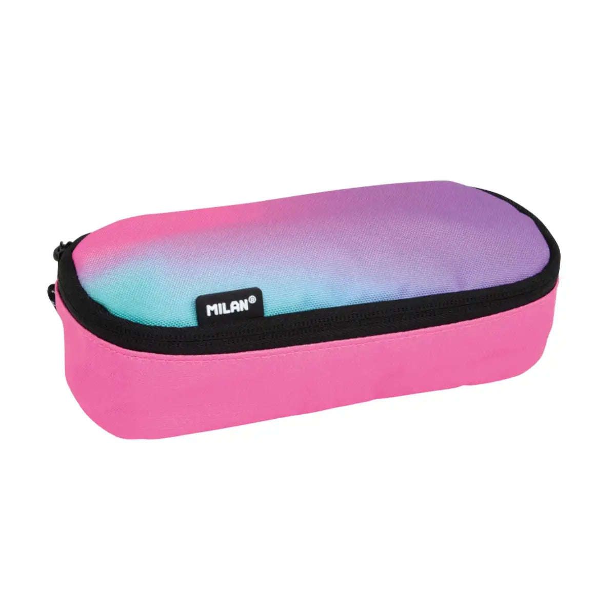 Milan-Oval Pencil Case Sunset Pink-081130Sn1P