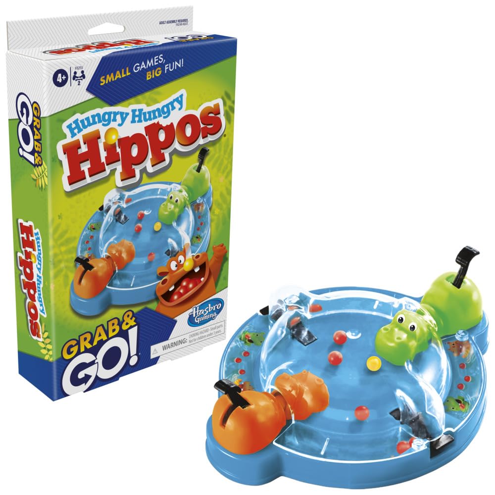 Hasbro Hungry Hungry Hippo Grab And Go