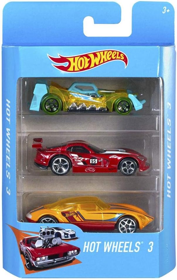 K5904-Hot Wheels Basic Car 3-Pack Asst