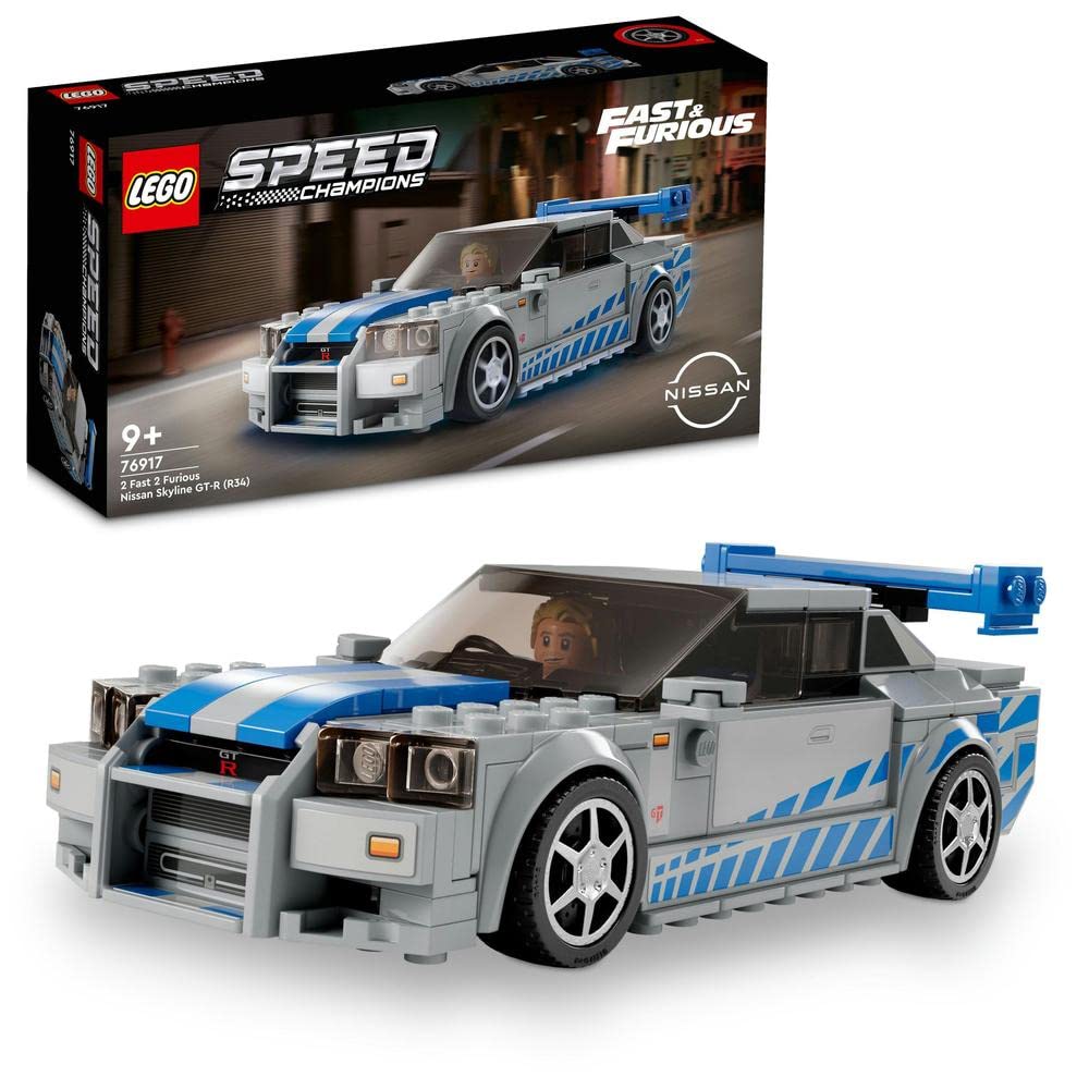 Lego-6426026-Lego Speed Champions-76917 2 Fast 2 Furious Nissan Skyline Gt-R (R34)