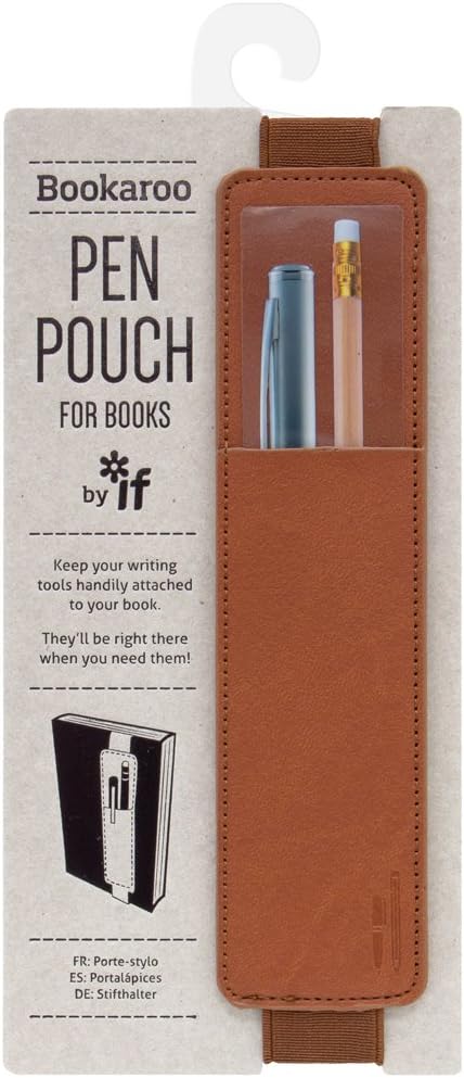 Bookaroo Pen Pouch - Brown