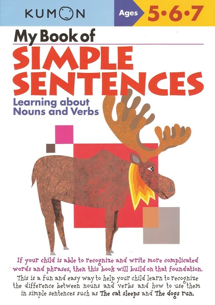 My Book Of Simple Sentences: Nouns And Verbs