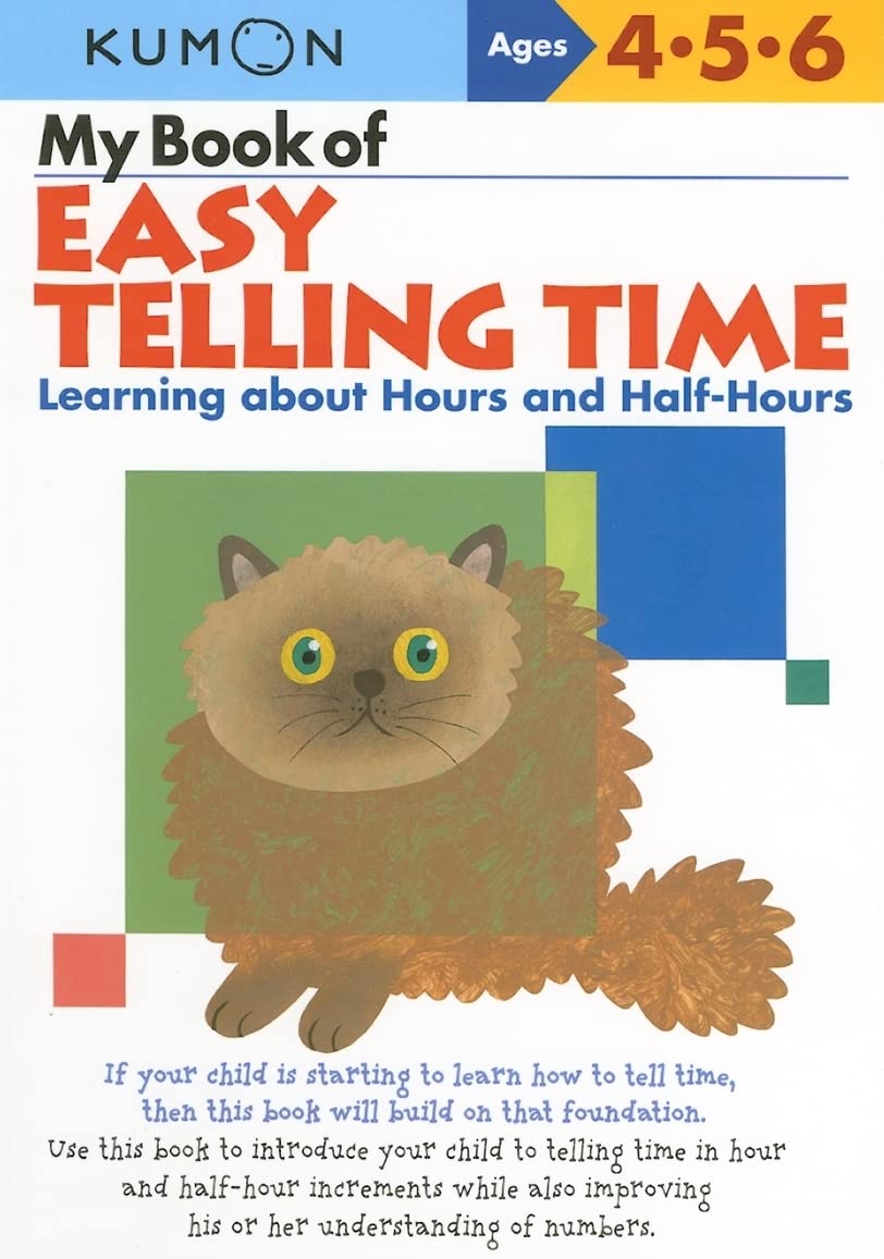 My Book Of Easy Telling Time: Hours & Half-Hours