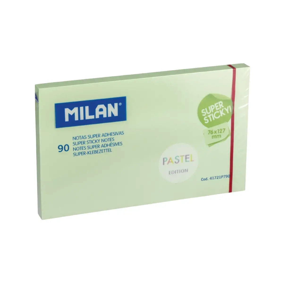 Milan-90 Adhesive Notes 127X76Mm Green Pastel-41721P790