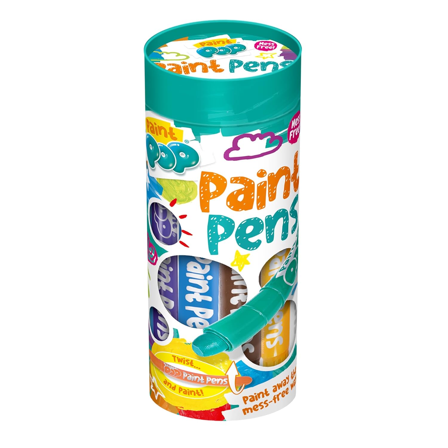 Paint Pop 12 Pack Quick Dry Paint Pens -Hom-Ppw-Cp09
