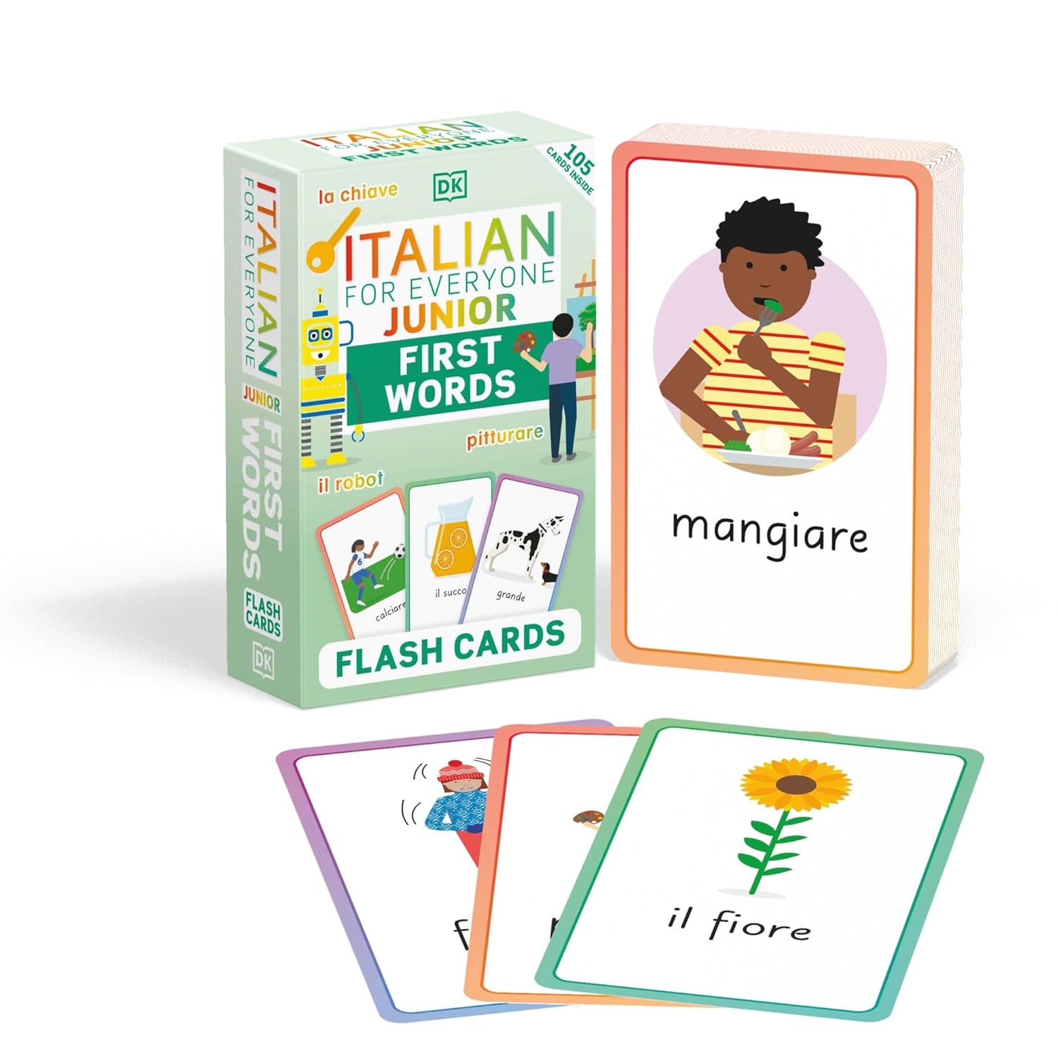 Italian For Everyone Junior First Words Flash Cards