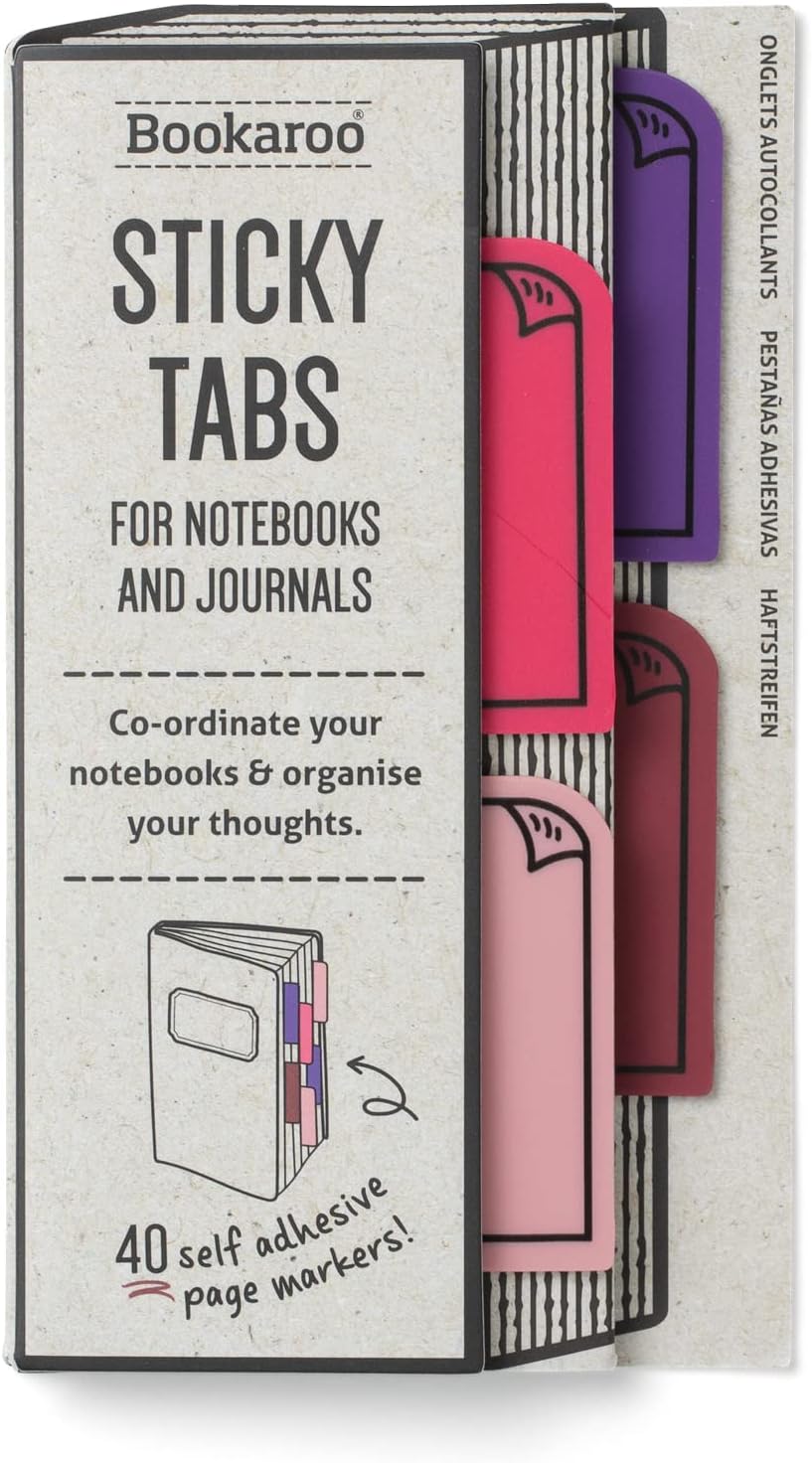Bookaroo Sticky Tabs - Pinks