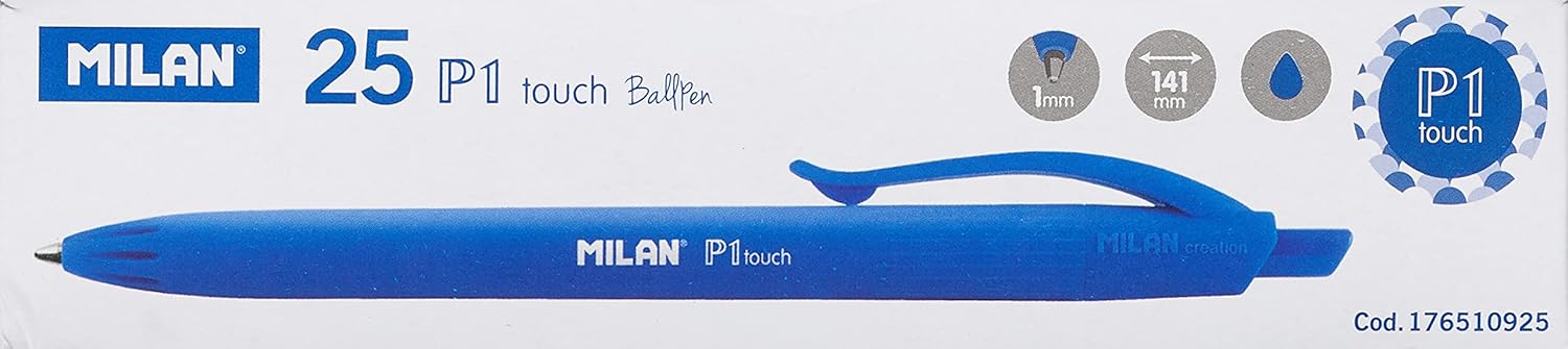 Milan-Display 25 Blue Ball Pens P1 Touch-176510925