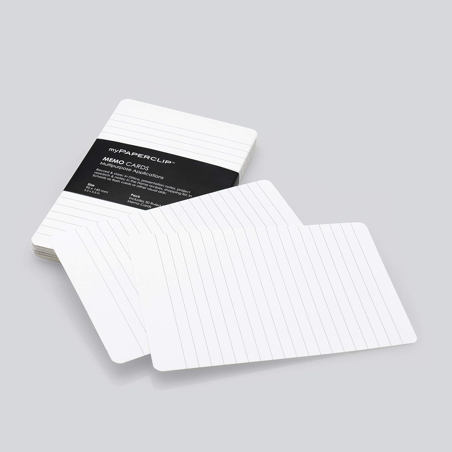 Paperclip Memo Cards Mc50S-R