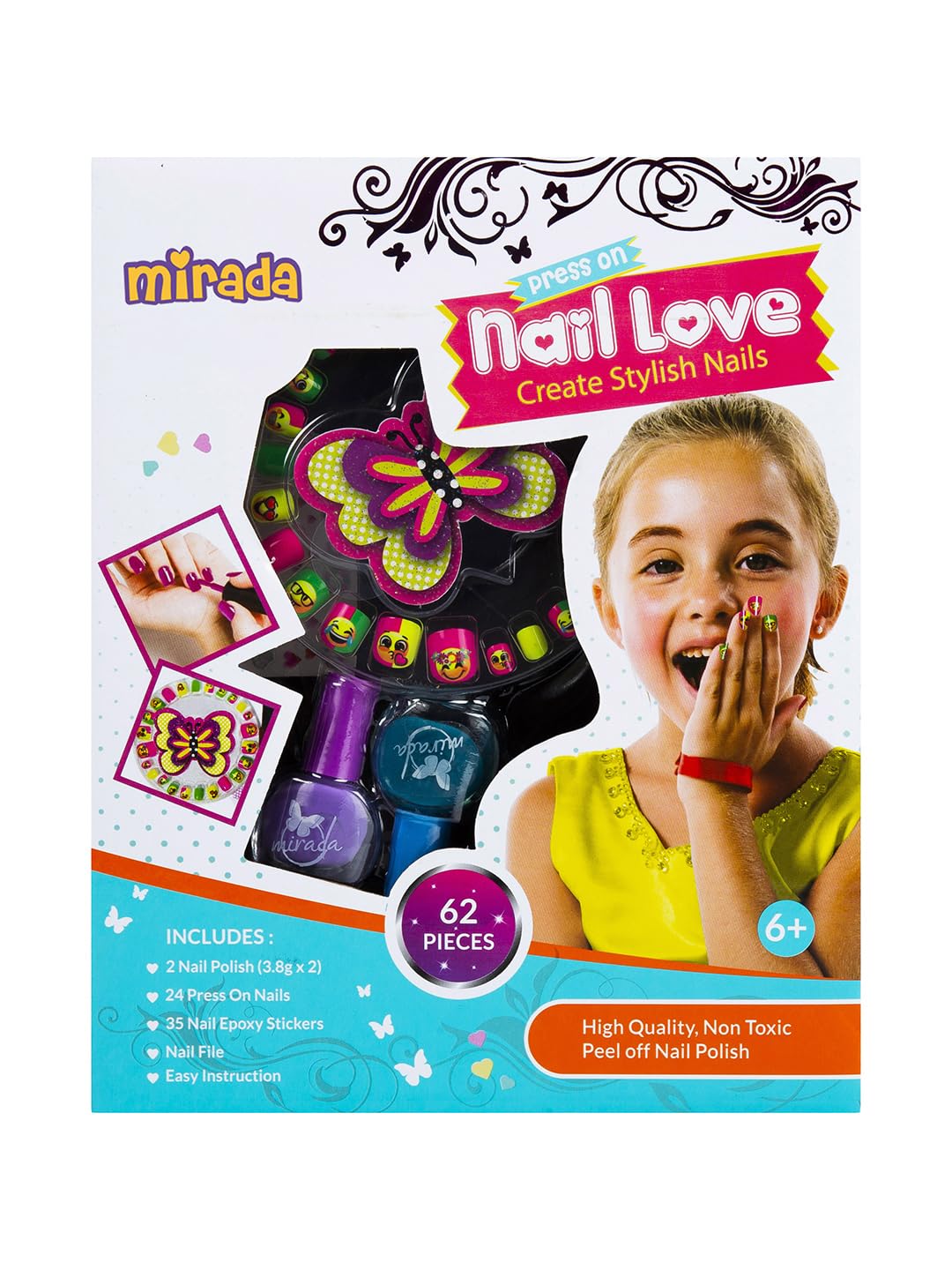 Mirada Press On Nail Love 107N