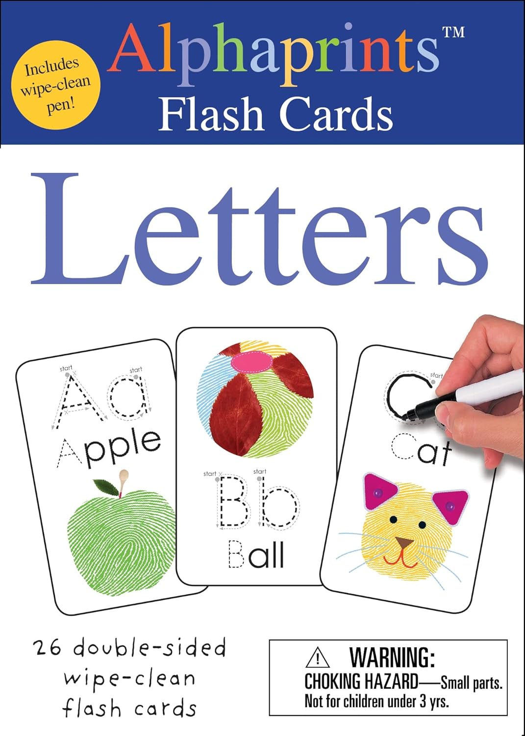 Alphaprints: Wipe Clean Flash Cards Letters