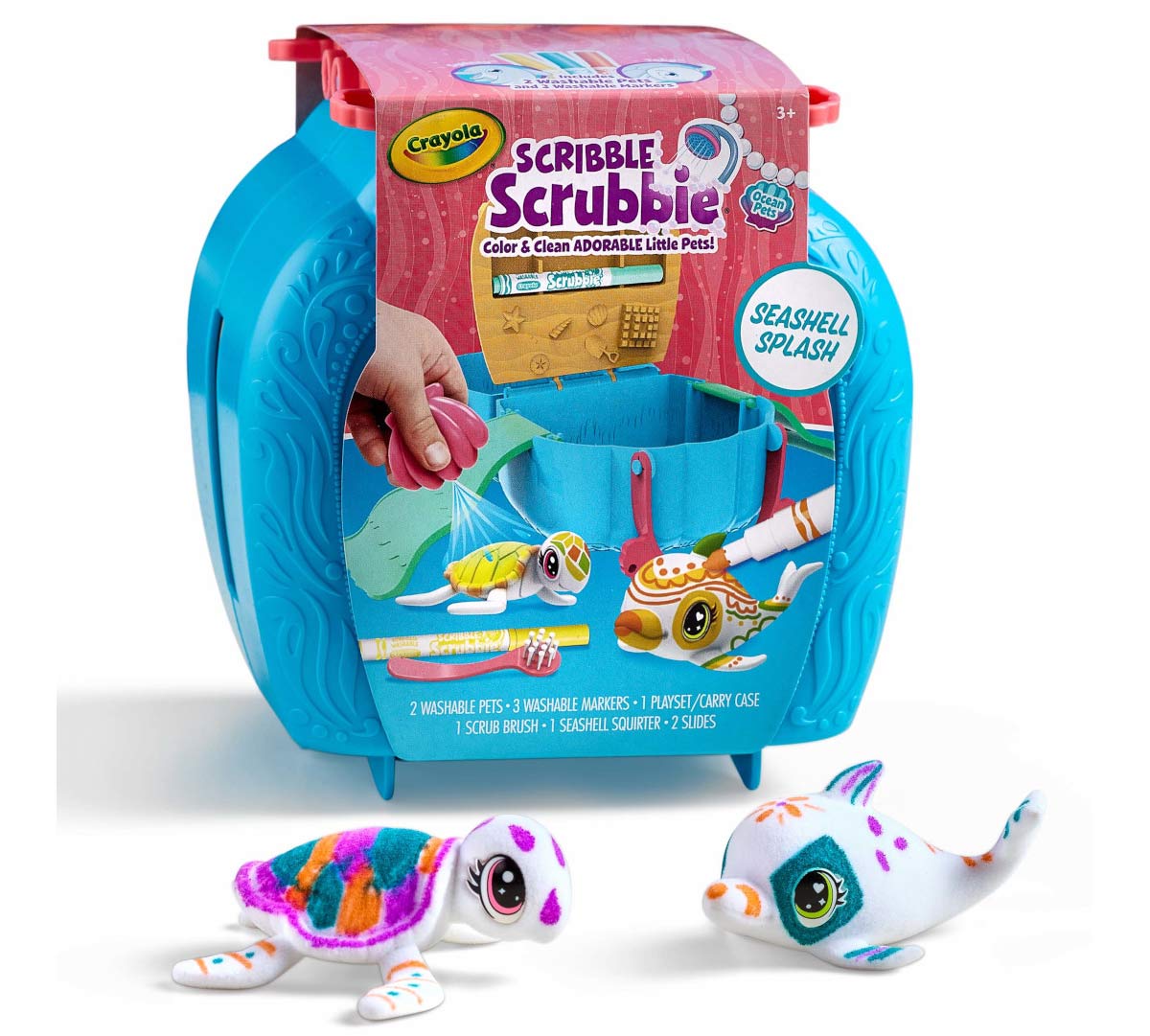 Crayola - Scribble Scrubbie Ocean Pets Set,6Pk - 747426A000