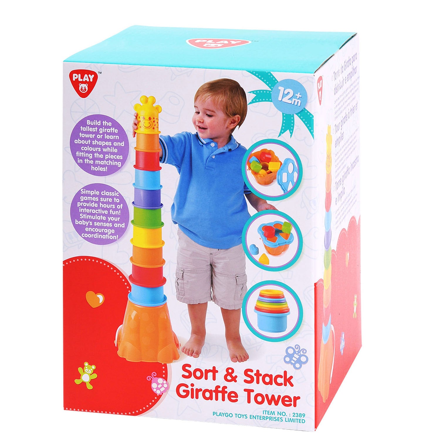 Play Go -Sort & Stack Giraffe Tower