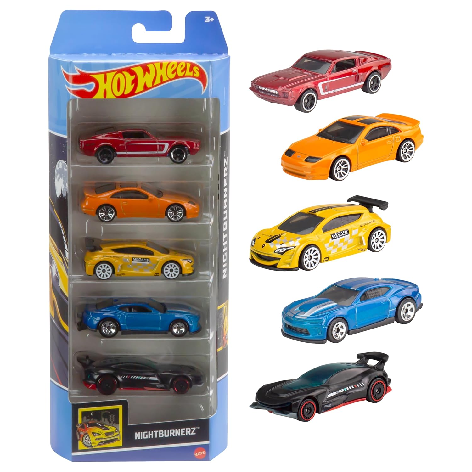 1806-Hot Wheels Basic Car 5-Pack Asst