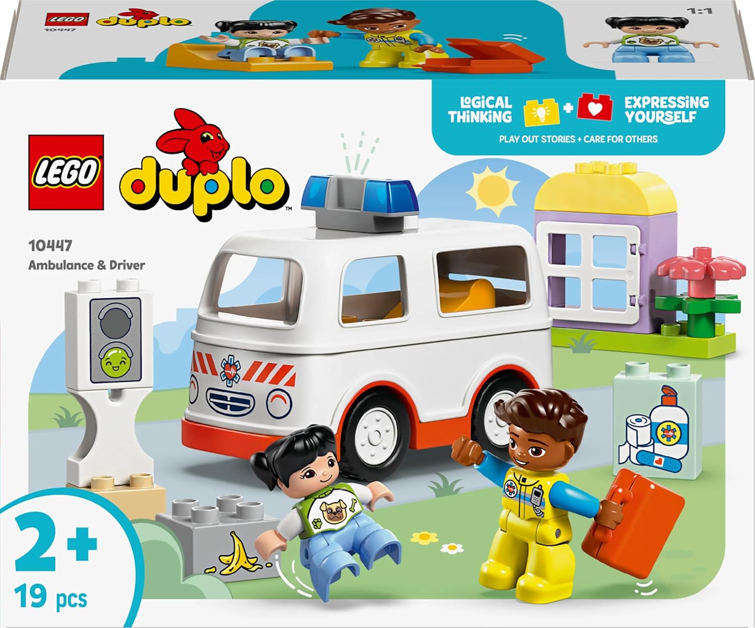 Lego-10447 Ambulance & Driver V29