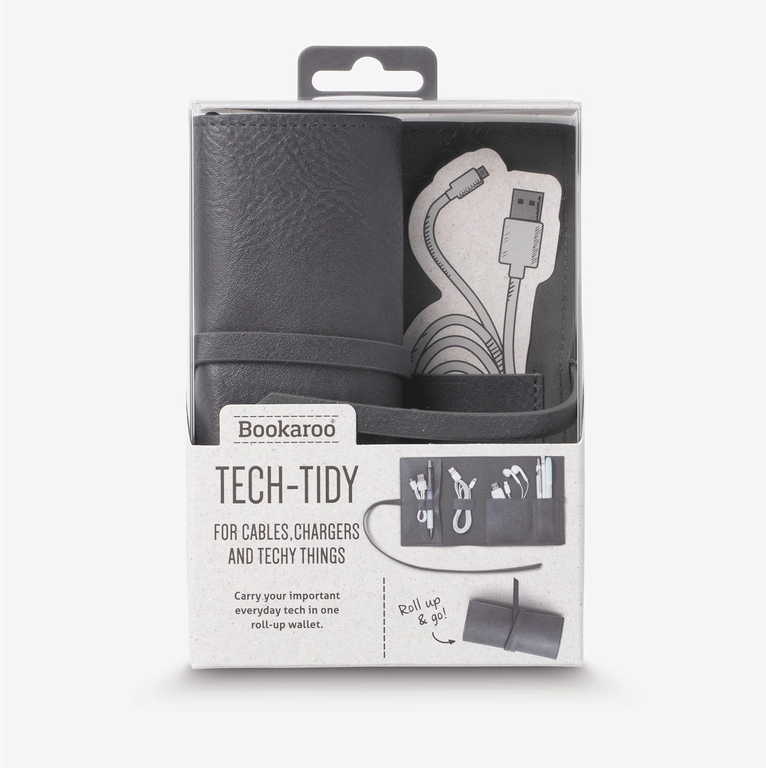Bookaroo Tech-Tidy - Charcoal