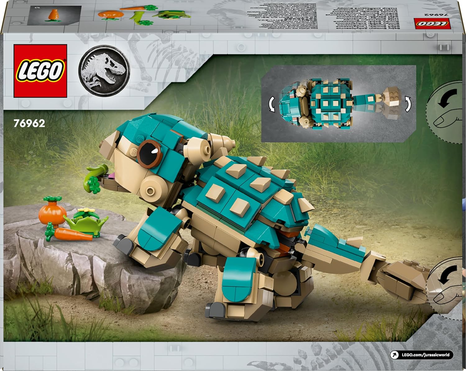 Lego-6470550-Jurassic World-76962 Baby Bumpy: Ankylosaurus V29