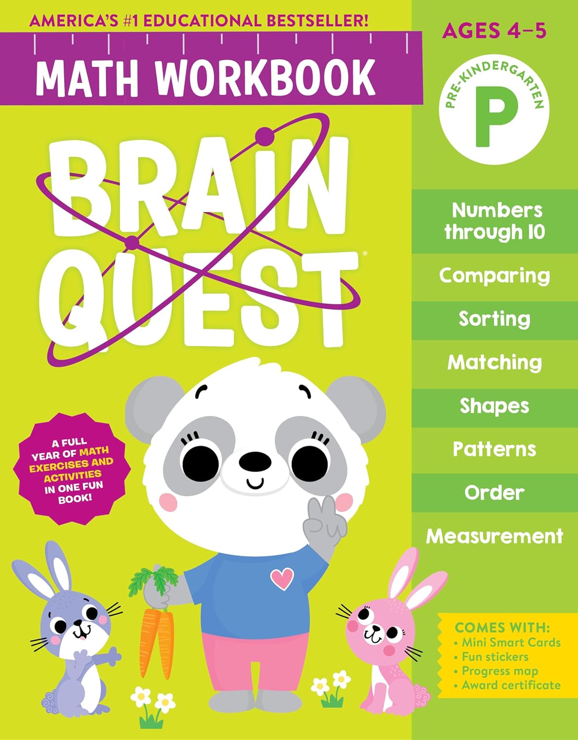 Brain Quest Math Workbook: Pre-Kindergar
