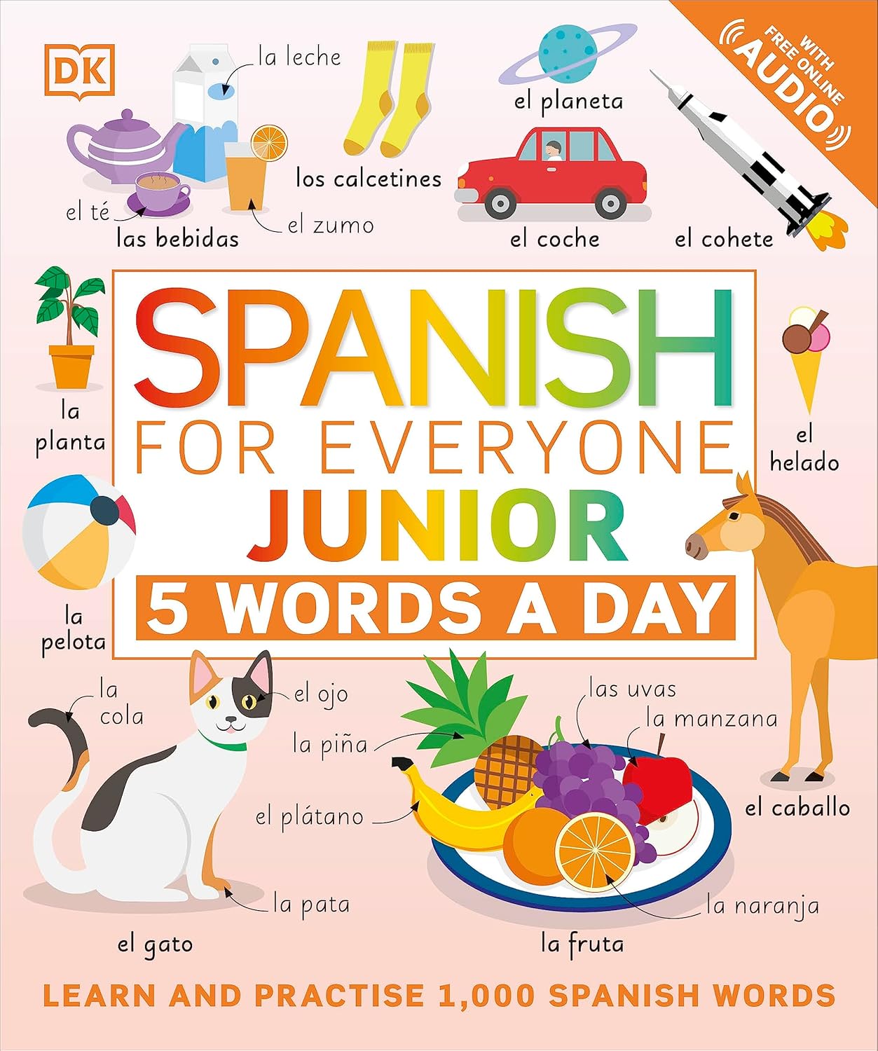 Spanish For Everyone Junior 5 Words A Day