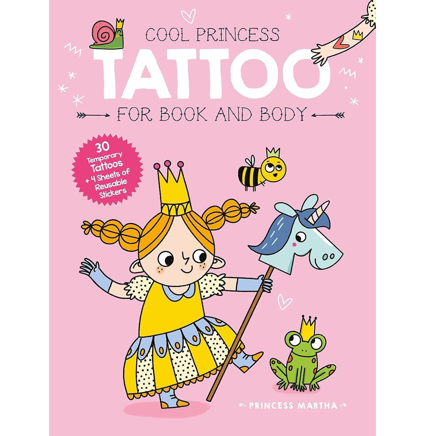Cool Princess Tattoo Book: Princess Martha