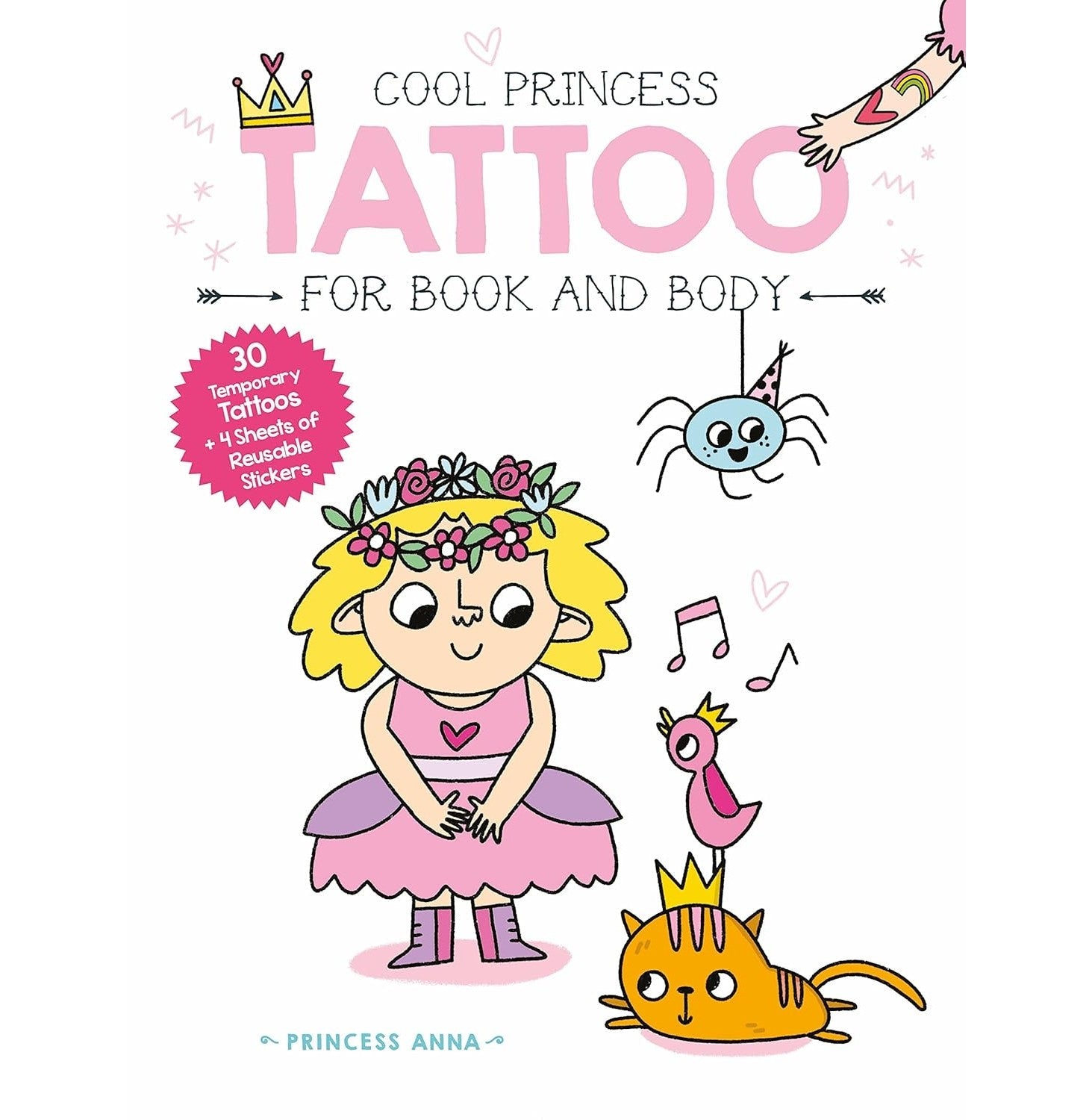 Cool Princess Tattoo Book: Princess Anna