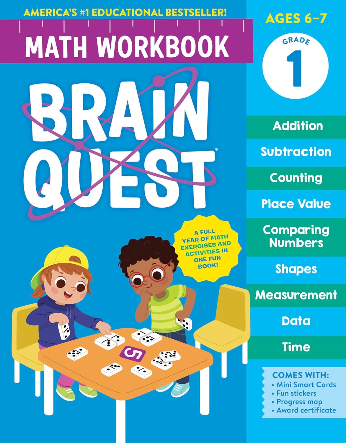 Brain Quest Math Workbook: 1St Grade