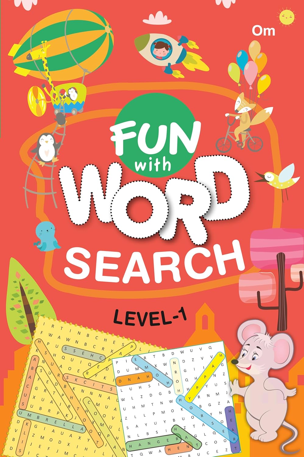 Word Search: Fun With Word Search Level-1 - Word Puzzles Activity Books For Kids - Word Search Book