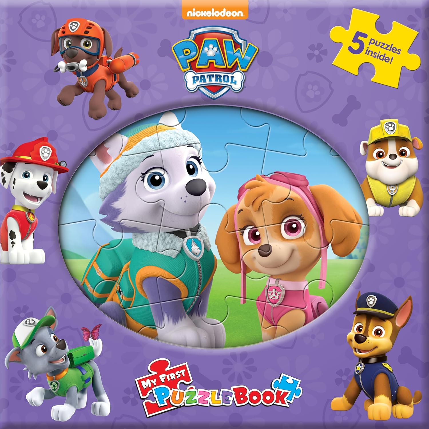 Nick Paw Patrol Girls My First Puzzle Book