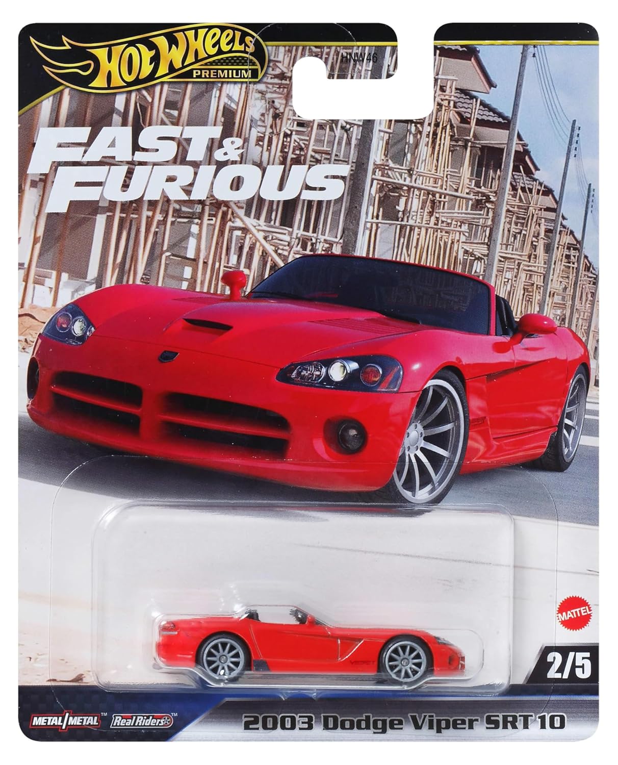 Hnw46-Hot Wheels Premium Fast & Furious Asst