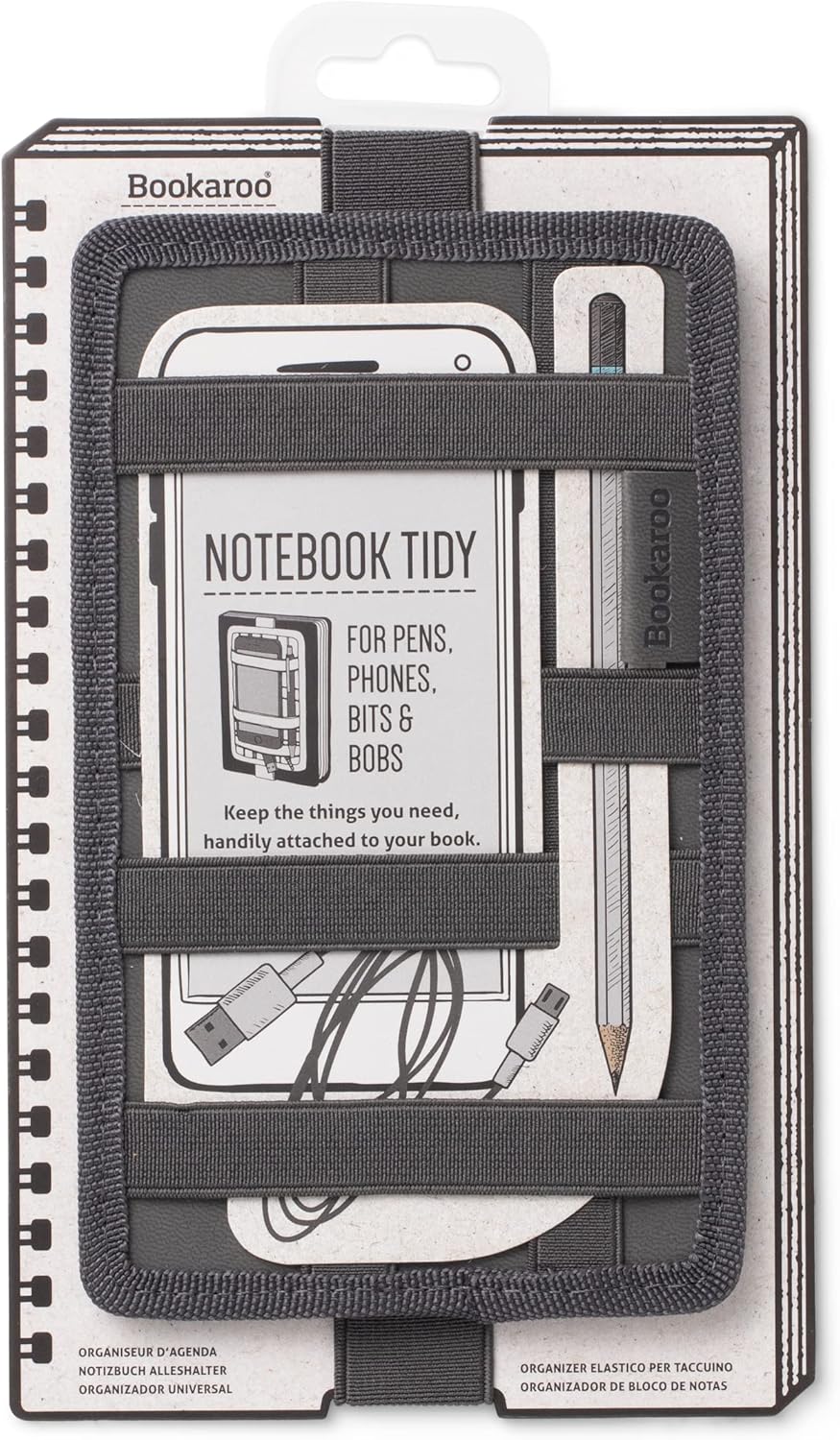 Bookaroo Notebook Tidy - New Charcoal
