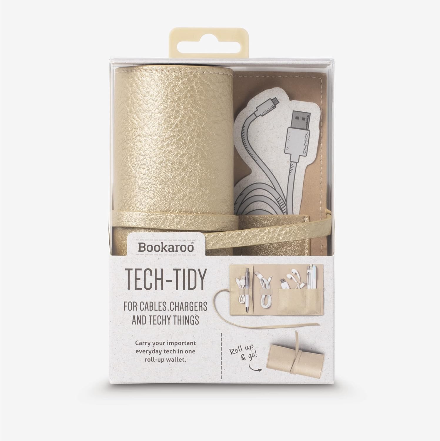 Bookaroo Tech-Tidy - Gold