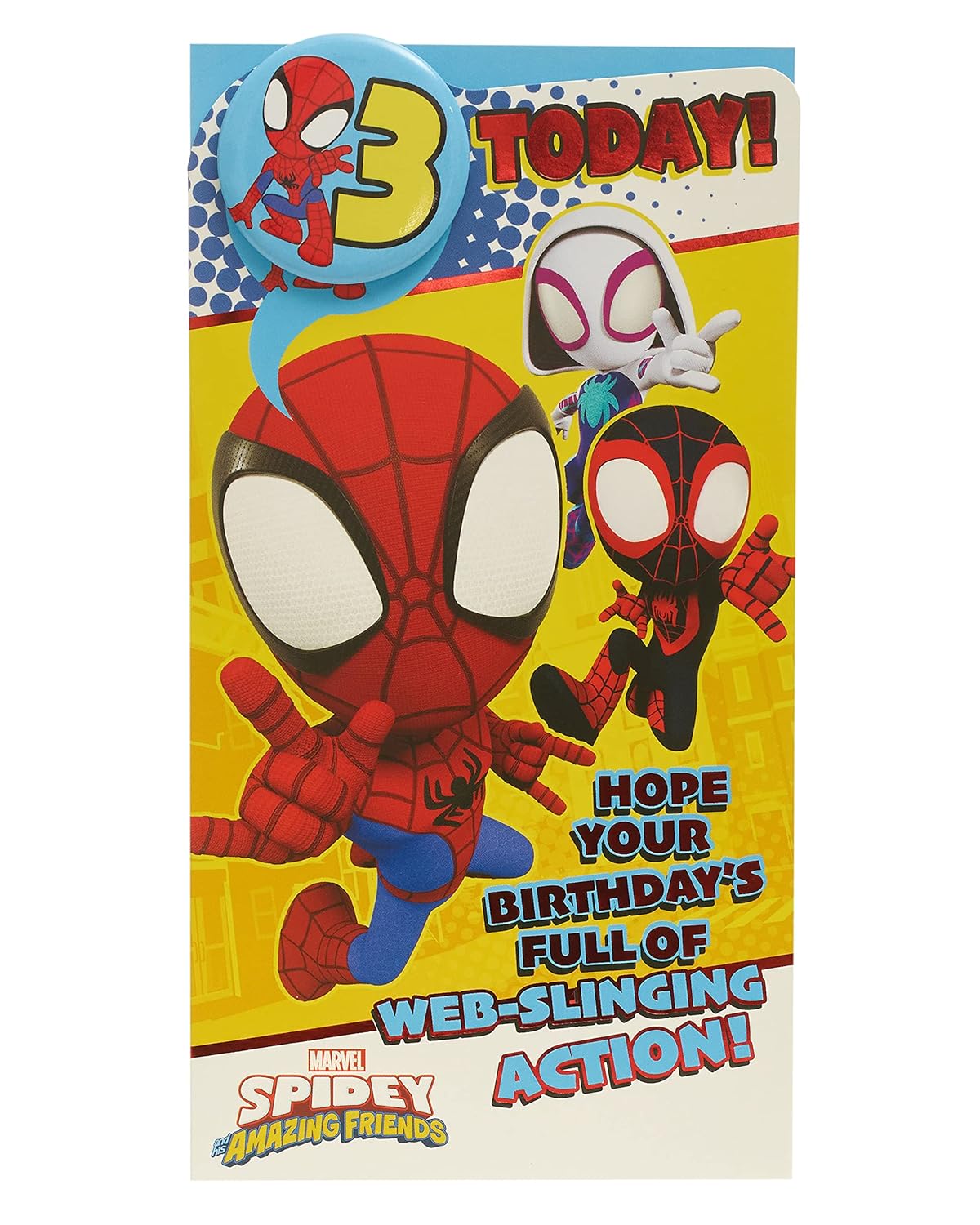 Uk Greetings-Ed Birthday Boy Marvel Spidey-698307