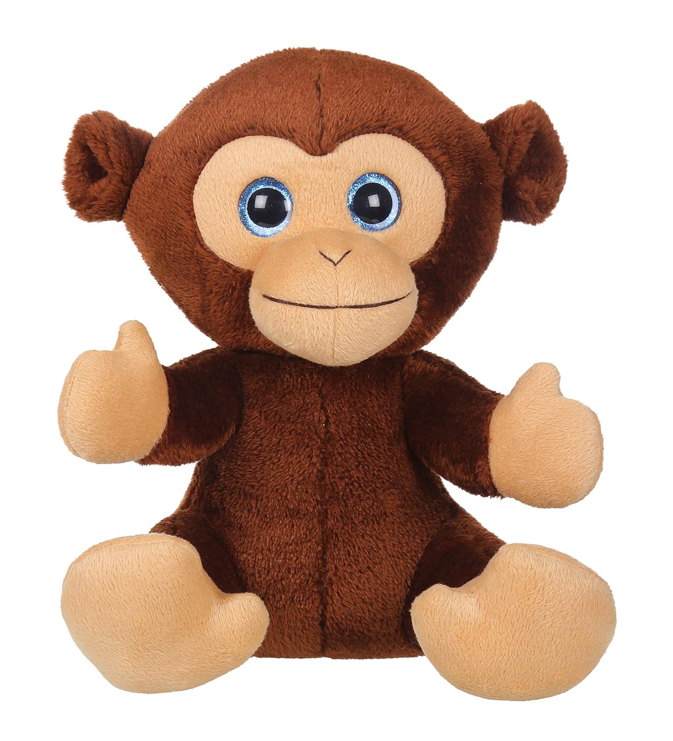 Mirada 25Cm Glitter Eye Monkey Brown
