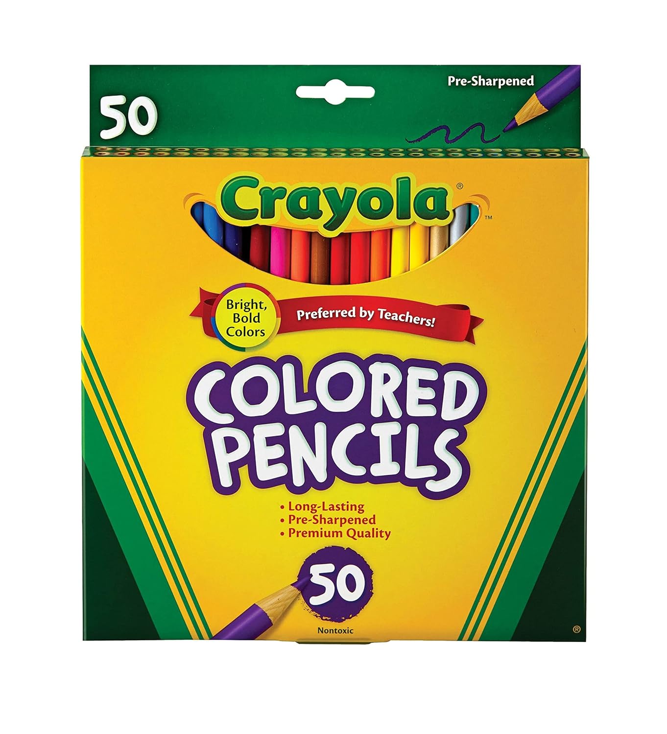 Crayola-Colored Pencils, 50 Count-6840500049