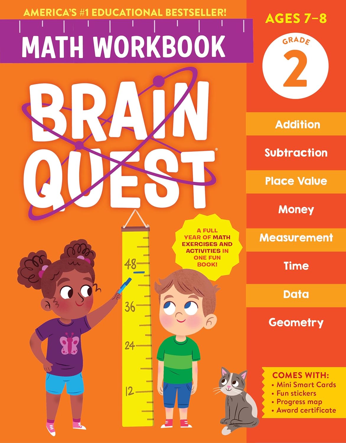 Brain Quest Math Workbook: 2Nd Grade