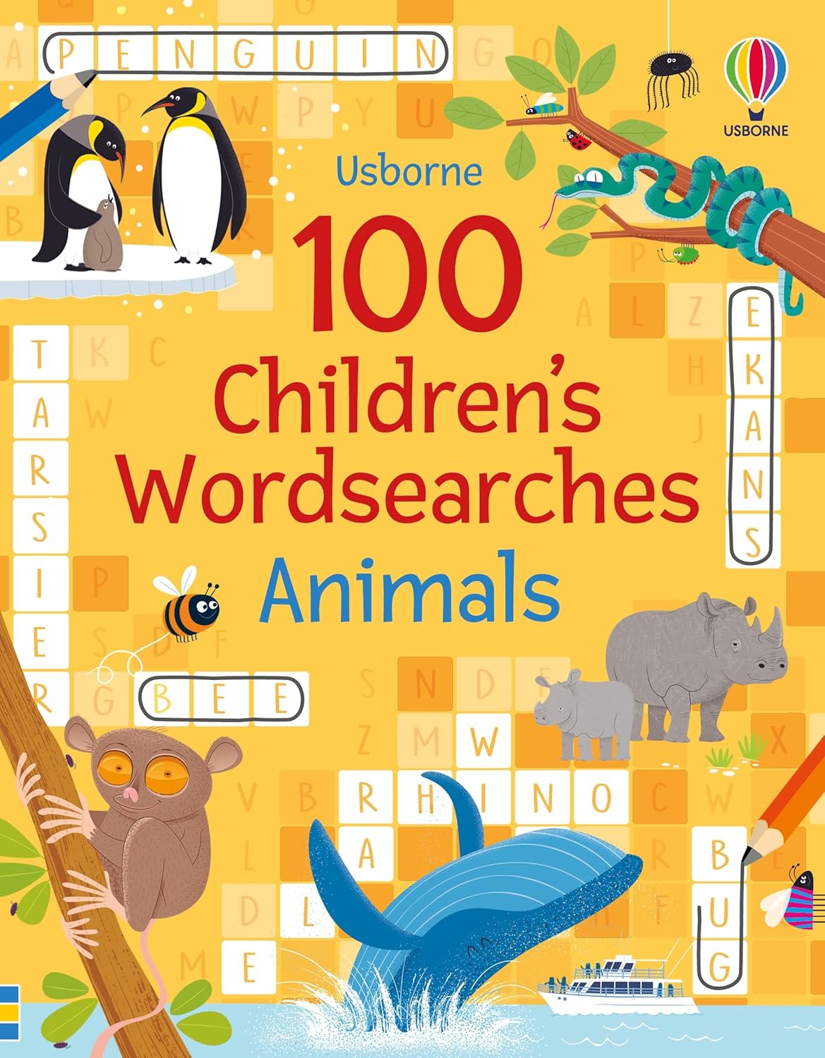 100 Childrens Wordsearches: Animals