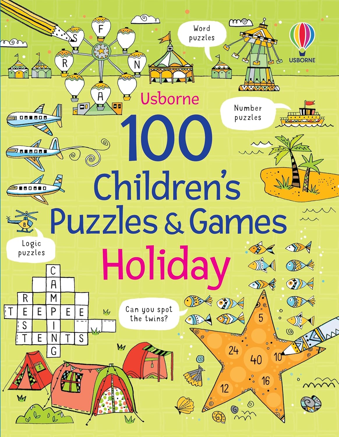 100 Childrens Puzzles And Games: Holiday
