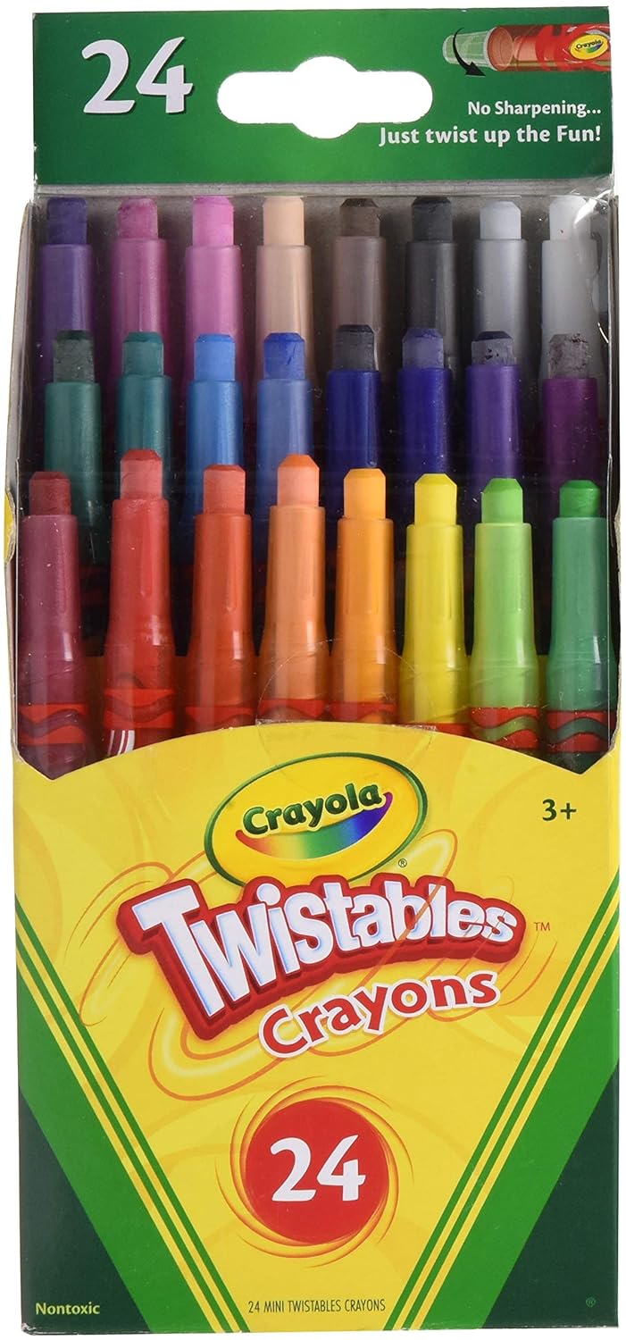 Crayola-Mini Twistables Crayons, 24 Count - 5297241005