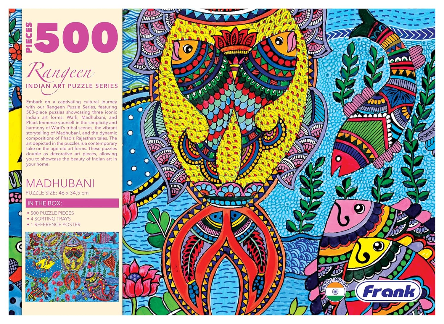 Frank Madhubani 500 (Pcs.)Puzzle (Rangeen Indian Art)