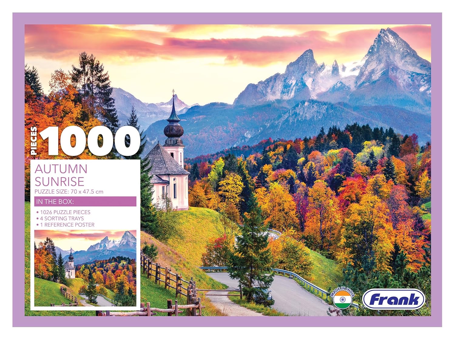 Frank Autumn Sunrise - 1000 Pieces Jigsaw Puzzle